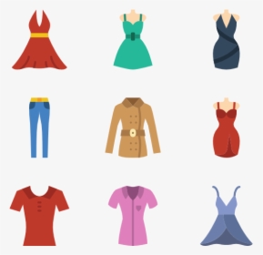 Woman Clothes - Clothes Vector Icon Png, Transparent Png, Transparent PNG