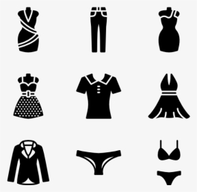 Woman Clothes - Women Clothing Icon Png, Transparent Png, Transparent PNG