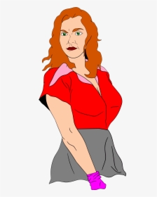 Color Vector Toon Girl Clip Arts - Female Mad Hatter Clip Art, HD Png Download, Transparent PNG