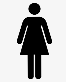 Bathroom Vector Women Transparent & Png Clipart Free - Female Toilet Sign Png, Png Download, Transparent PNG
