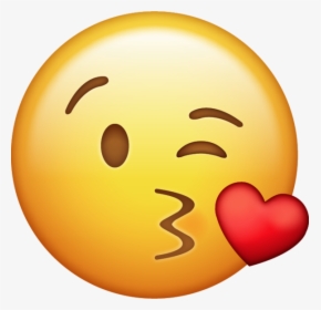 Kiss Emoji - Kiss Emoji Png, Transparent Png, Transparent PNG