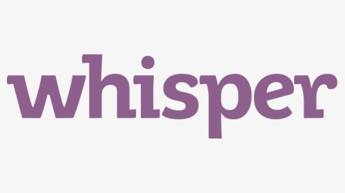 Transparent Whisp Png - Whisper App Logo Png, Png Download, Transparent PNG