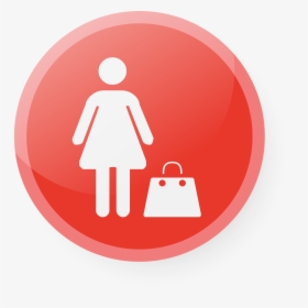 Shopping Icon Red, HD Png Download, Transparent PNG