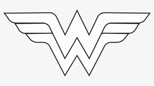 Transparent Wonder Woman Logo Png - Draw Wonder Woman Logo, Png Download, Transparent PNG