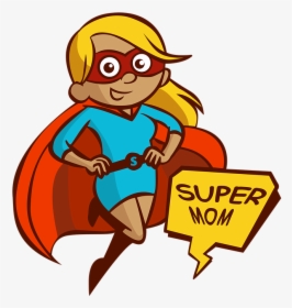 Mom, Vector, Figure, Super Mom, Png, Girl, Woman - Super Mom Clip Art, Transparent Png, Transparent PNG