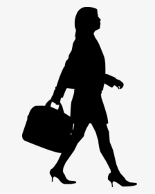Silhouette Business Woman Free Vector Graphic On - Business Women Silhouette Png, Transparent Png, Transparent PNG