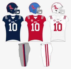 Olemiss Fb Unis 18 - Ole Miss Football Jersey 2018, HD Png Download, Transparent PNG