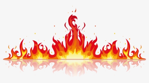 Flame Clip Art Transprent - Fire Flame Vector Png, Transparent Png, Transparent PNG