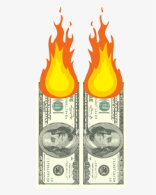 Money On Fire Png - Money On Fire Transparent, Png Download, Transparent PNG