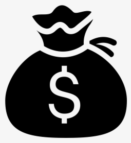 Transparent Money Sack Png - Money Icon Transparent Background, Png Download, Transparent PNG