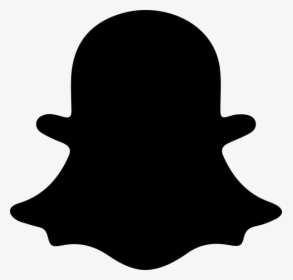 Black Snapchat Logo Picture - Snapchat Logo Black Png, Transparent Png, Transparent PNG