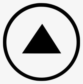 Up Triangle Arrow Round - Arrow Vector Png, Transparent Png, Transparent PNG