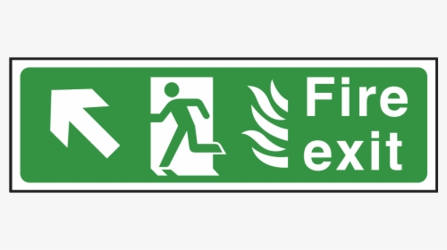 Arrow Up Left - Fire Emergency And Evacuation Plan, HD Png Download, Transparent PNG