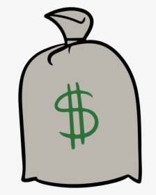 Cash Bag - Money Bag Drawing Png, Transparent Png, Transparent PNG