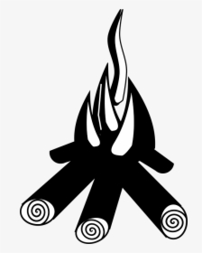 Fire, Campfire, Bonfire, Flame, Burn, Hot, Blazing - Campfire Clipart Black And White Png, Transparent Png, Transparent PNG