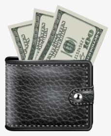 Wallet With Money Clipart And More - Wallet Transparent Background, HD Png Download, Transparent PNG