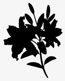 Clip Art Leaf Silhouette Plant Stem Flowering Plant - Flower, HD Png Download, Transparent PNG