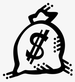 Vector Illustration Of Money Bag, Moneybag, Or Sack, HD Png Download, Transparent PNG