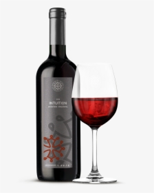 Bottle,glass Bottle,wine Glass,glass,drink,wine Bottle,red - Wine Glass, HD Png Download, Transparent PNG