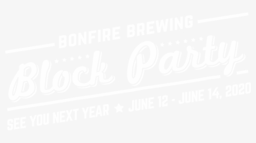 Bonfire Block Party Banner - Poster, HD Png Download, Transparent PNG