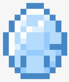 Minecraft Diamond Icon Png And Vector - Minecraft Diamond No Background, Transparent Png, Transparent PNG