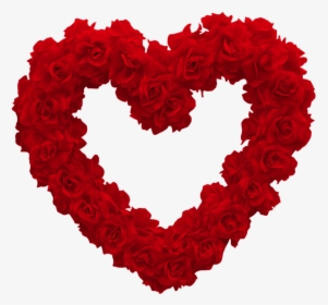 Heart Png - Heart Of Roses, Transparent Png, Transparent PNG