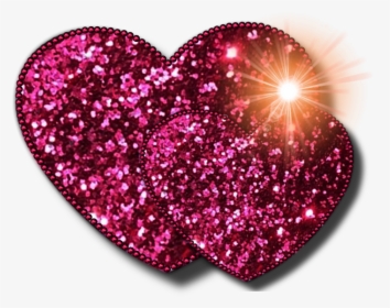 S Day,magenta,fashion Accessory - Heart Images With Glitter, HD Png Download, Transparent PNG