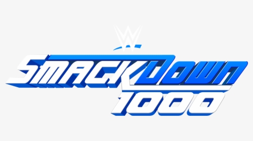 Smackdown Live Logo Png - Wwe Smackdown 1000 Logo, Transparent Png, Transparent PNG