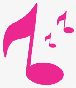 Music Notes Clip Art Png - Pink Music Note Png, Transparent Png, Transparent PNG