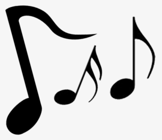Music Black And White Music Notes Black And White Music - Music Note Silhouette Png, Transparent Png, Transparent PNG