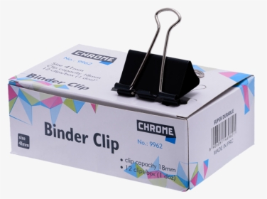 Chrome Binder Clip 41mm - Box, HD Png Download, Transparent PNG