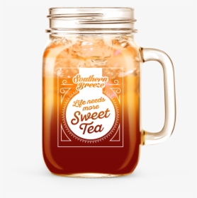 Sweet Tea Mason Jar, HD Png Download, Transparent PNG
