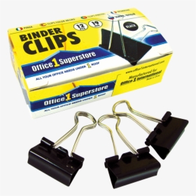 Binder Clips With Box, HD Png Download, Transparent PNG