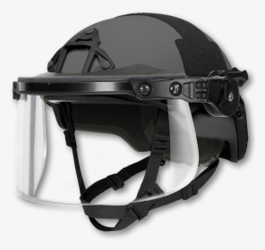 Black Football Helmet Vector Transparent - Ops Core Ballistic Face Shield, HD Png Download, Transparent PNG
