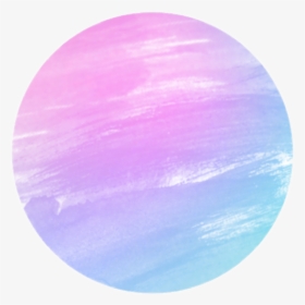 #strokes #brush #pink #sky #blue #background #circle - Circle, HD Png Download, Transparent PNG