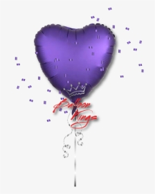 Satin Luxe Purple Royale Heart - Heart, HD Png Download, Transparent PNG