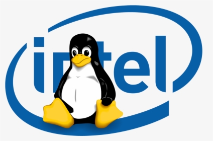 Intel Logo Linux - Linux, HD Png Download, Transparent PNG