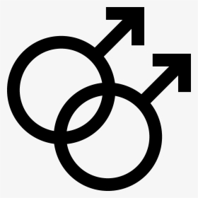 Double Mars Symbol - Homosexuality Symbol, HD Png Download, Transparent PNG