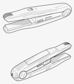 A Flat Iron - Hair Dryer Clip Art, HD Png Download, Transparent PNG