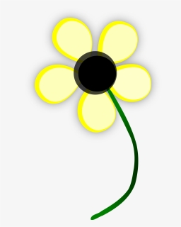 Yellow Daisy - Black-eyed Susan, HD Png Download, Transparent PNG