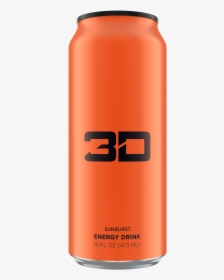 3d Energy Drink Orange, HD Png Download, Transparent PNG