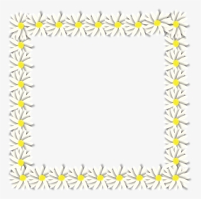 Spring, Daisy, Flower, Flora, Fauna, Border, Frame - Picture Frame, HD Png Download, Transparent PNG