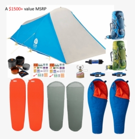 Lightweight Backpacking Kit - Camping, HD Png Download, Transparent PNG