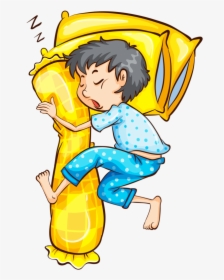 Transparent Morning Routine Clipart - Clipart Boy Sleeping, HD Png Download, Transparent PNG