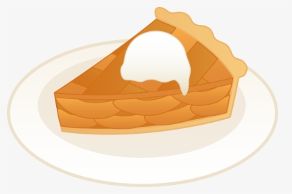 Apple Pie Clip Art - Pie Ala Mode Cartoon, HD Png Download, Transparent PNG