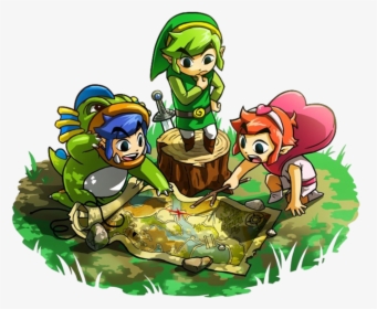 Zelda Triforce Heroes Poster, HD Png Download, Transparent PNG