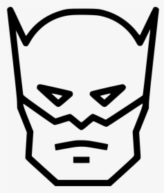 Batman Humanoid Superhero - Emoticon Hero Hitam Putih, HD Png Download, Transparent PNG