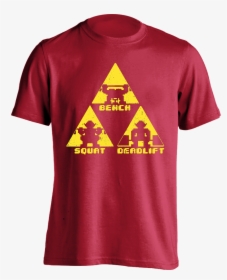 Fire Temple Triforce Powerlifting T-shirt - Man Utd Are Shit, HD Png Download, Transparent PNG