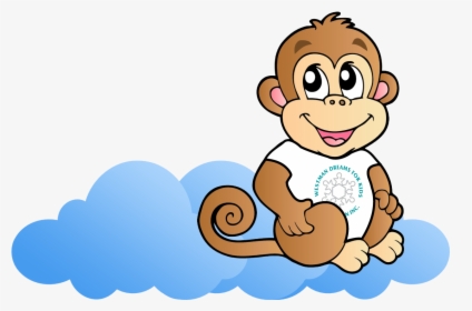 Transparent Dream Cloud Png - Animated Monkey Transparent Background, Png Download, Transparent PNG