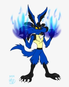 Wile E Cario - Lucario Wile E Coyote, HD Png Download, Transparent PNG